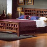 Cabecero de cama en madera de teca maciza C4060